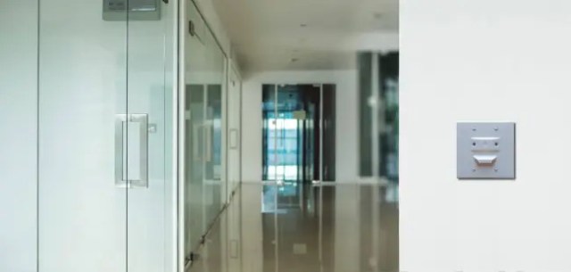 Gunshot detection system wall mount