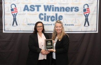 award reception 2022 ASTORS Award for Best Gunshot Detection System