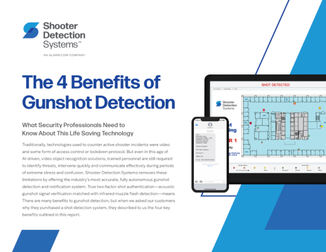 SDS Four Benefits of Gunshot Detection Whitepaper